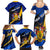 Personalised Barbados Independence Day Family Matching Summer Maxi Dress and Hawaiian Shirt Barbadian Coat Of Arms Special Version - Wonder Print Shop