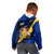 Personalised Barbados Independence Day Kid Hoodie Barbadian Coat Of Arms Special Version - Wonder Print Shop