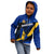 Personalised Barbados Independence Day Kid Hoodie Barbadian Coat Of Arms Special Version - Wonder Print Shop