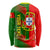 Personalised Portugal Independence Day Long Sleeve Shirt Portuguesa Map Flag Style - Wonder Print Shop