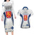 Personalised Finland Independence Day Couples Matching Long Sleeve Bodycon Dress and Hawaiian Shirt Soumi Coat Of Arms Special Version - Wonder Print Shop