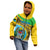 Personalised Tanzania Independence Day Kid Hoodie Tanzanian Coat Of Arms African Pattern - Wonder Print Shop