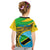 Personalised Tanzania Independence Day Kid T Shirt Tanzanian Coat Of Arms African Pattern - Wonder Print Shop