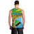 Personalised Tanzania Independence Day Men Tank Top Tanzanian Coat Of Arms African Pattern - Wonder Print Shop