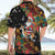 South Africa Christmas Hawaiian Shirt Black Santa Claus Riding Springbok - Wonder Print Shop