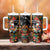 South Africa Christmas Tumbler With Handle Black Santa Claus Riding Springbok