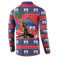 Personalized Ayiti Jwaye Nwel Button Sweatshirt Haiti Merry Christmas - Wonder Print Shop