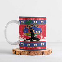 Personalized Ayiti Jwaye Nwel Ceramic Mug Haiti Merry Christmas - Wonder Print Shop