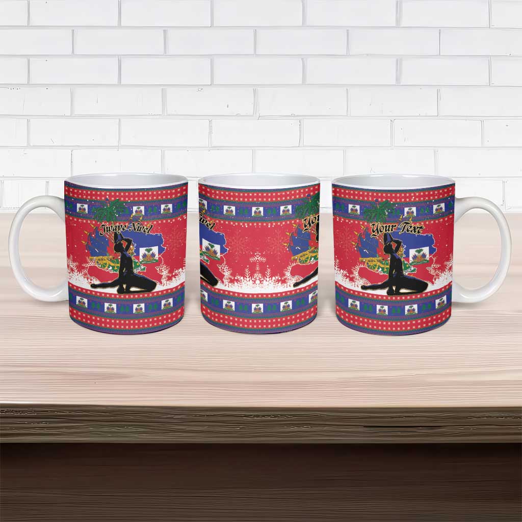 Personalized Ayiti Jwaye Nwel Ceramic Mug Haiti Merry Christmas - Wonder Print Shop