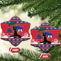 Ayiti Jwaye Nwel Ceramic Ornament Haiti Merry Christmas - Wonder Print Shop