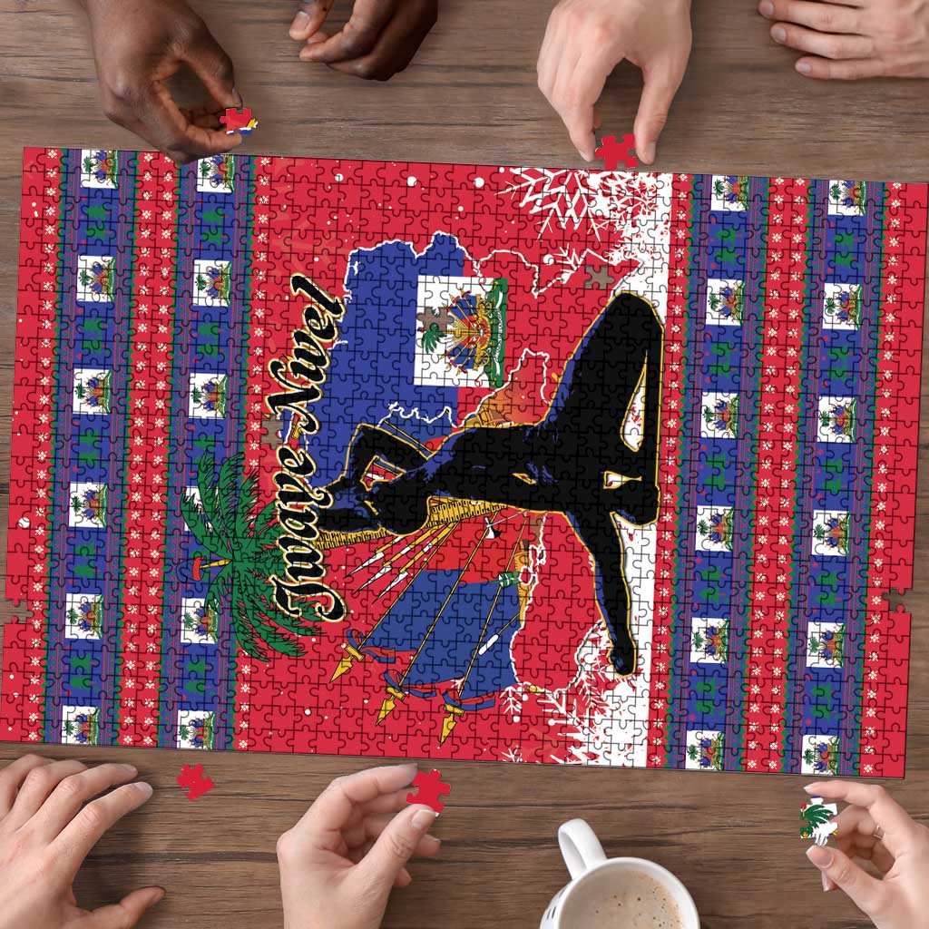Ayiti Jwaye Nwel Puzzle Haiti Merry Christmas - Wonder Print Shop