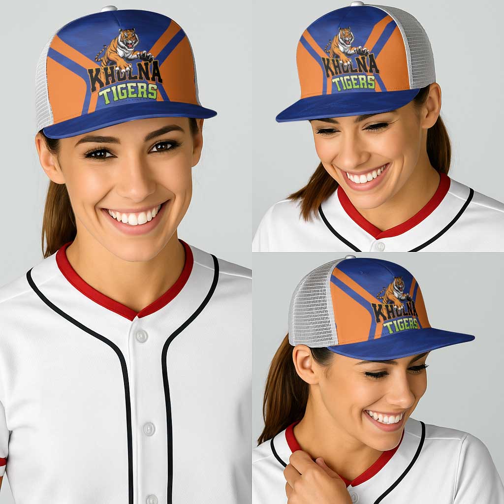 Khulna Cricket Tigers Baseball Net Cap Ready to Roar - Wonder Print Shop