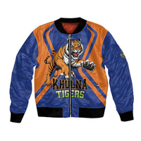 Custom Khulna Cricket Tigers Bomber Jacket Ready to Roar - Wonder Print Shop