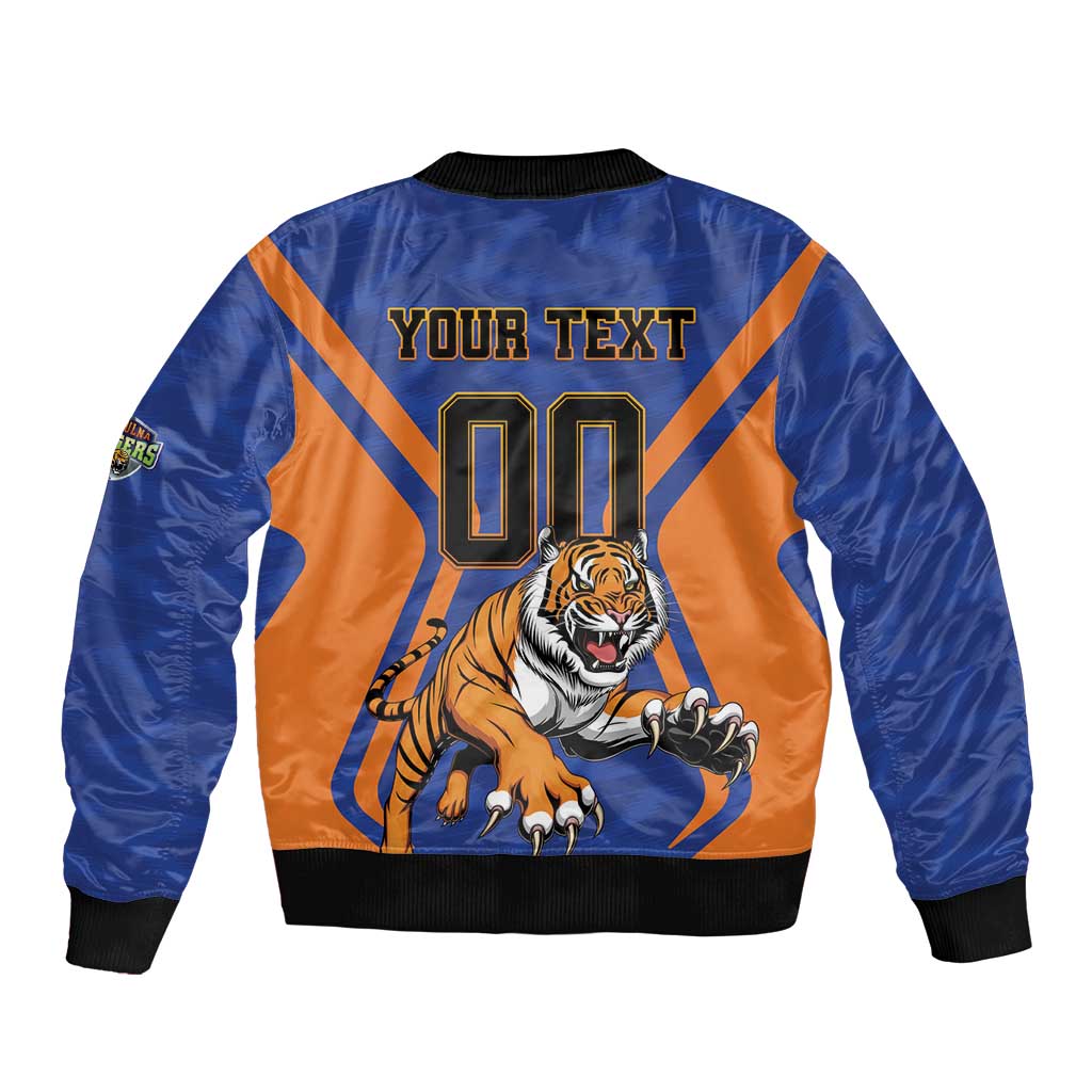 Custom Khulna Cricket Tigers Bomber Jacket Ready to Roar - Wonder Print Shop