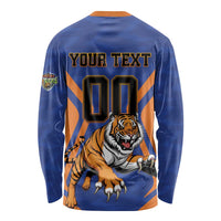 Custom Khulna Cricket Tigers Long Sleeve Shirt Ready to Roar - Wonder Print Shop