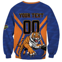 Custom Khulna Cricket Tigers Sweatshirt Ready to Roar - Wonder Print Shop