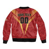 Custom Rajshahi Cricket Warriors Sleeve Zip Bomber Jacket Keep Shining - Wonder Print Shop