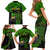 Leprechaun Hat Gold Coins St Patricks Day Personalized Family Matching Short Sleeve Bodycon Dress and Hawaiian Shirt With Irish Celtic Shamrock - Wonder Print Shop