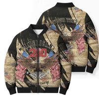 Personalized American 250th Anniversary Bomber Puffer Jacket We The People - Wonder Print Shop