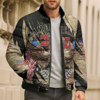 Personalized American 250th Anniversary Bomber Puffer Jacket We The People - Wonder Print Shop