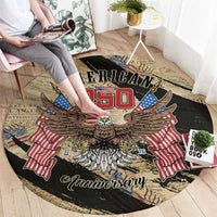 American 250th Anniversary Round Carpet We The People - Wonder Print Shop