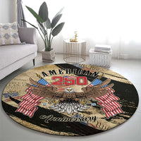 American 250th Anniversary Round Carpet We The People - Wonder Print Shop