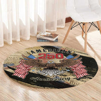 American 250th Anniversary Round Carpet We The People - Wonder Print Shop