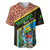 Tanzania Union Day 2024 Baseball Jersey Uhuru na Umoja Giraffe Pattern - Wonder Print Shop