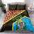 Tanzania Union Day 2024 Bedding Set Uhuru na Umoja Giraffe Pattern - Wonder Print Shop