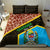 Tanzania Union Day 2024 Bedding Set Uhuru na Umoja Giraffe Pattern - Wonder Print Shop