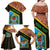 Tanzania Union Day 2024 Family Matching Off Shoulder Maxi Dress and Hawaiian Shirt Uhuru na Umoja Giraffe Pattern - Wonder Print Shop