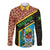 Tanzania Union Day 2024 Long Sleeve Button Shirt Uhuru na Umoja Giraffe Pattern - Wonder Print Shop