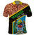 Tanzania Union Day 2024 Polo Shirt Uhuru na Umoja Giraffe Pattern - Wonder Print Shop