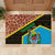 Tanzania Union Day 2024 Rubber Doormat Uhuru na Umoja Giraffe Pattern - Wonder Print Shop