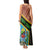 Tanzania Union Day 2024 Tank Maxi Dress Uhuru na Umoja Giraffe Pattern - Wonder Print Shop