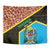 Tanzania Union Day 2024 Tapestry Uhuru na Umoja Giraffe Pattern