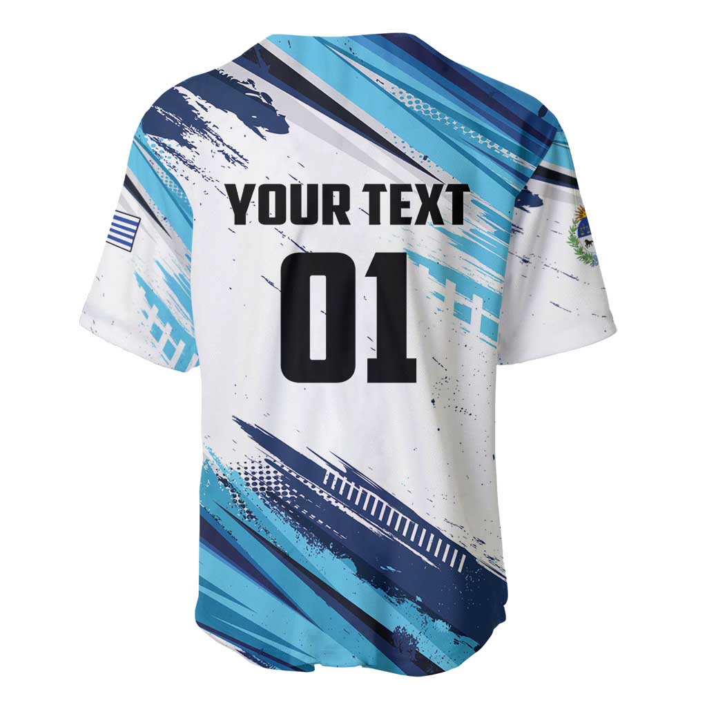 Uruguay Basketball Custom Baseball Jersey Charruas Go Champion