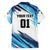 Uruguay Basketball Custom Family Matching Off Shoulder Short Dress and Hawaiian Shirt Charruas Go Champion