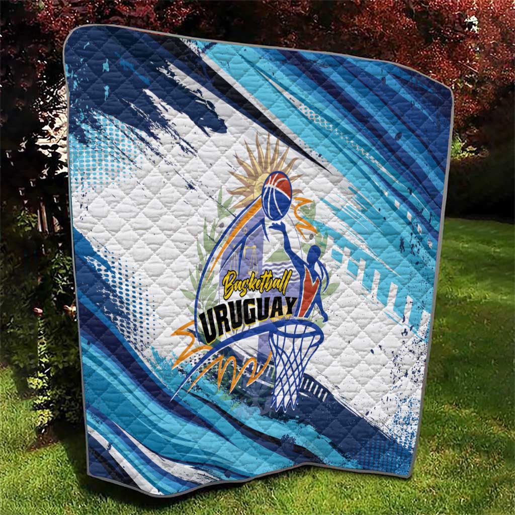 Uruguay Basketball Quilt Charruas Go Champion