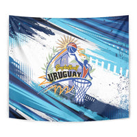Uruguay Basketball Tapestry Charruas Go Champion