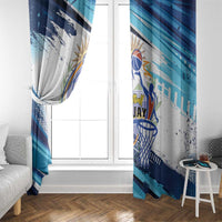 Uruguay Basketball Window Curtain Charruas Go Champion