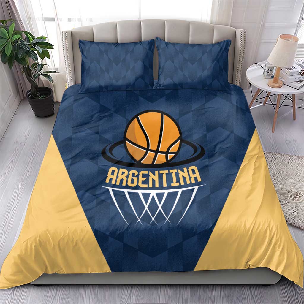 Argentina Basketball Bedding Set Go El Alma Argentina