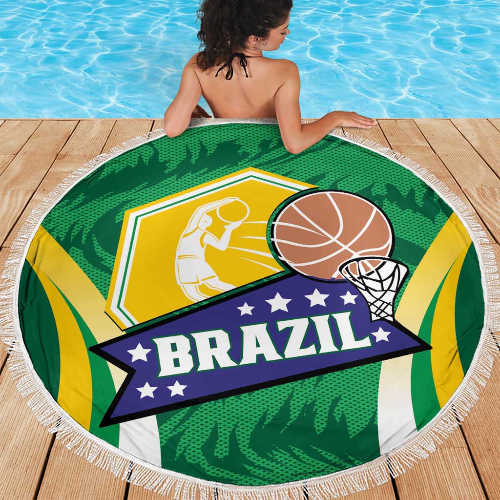 Brazil Basketball Beach Blanket Come On Brasil Cariocas