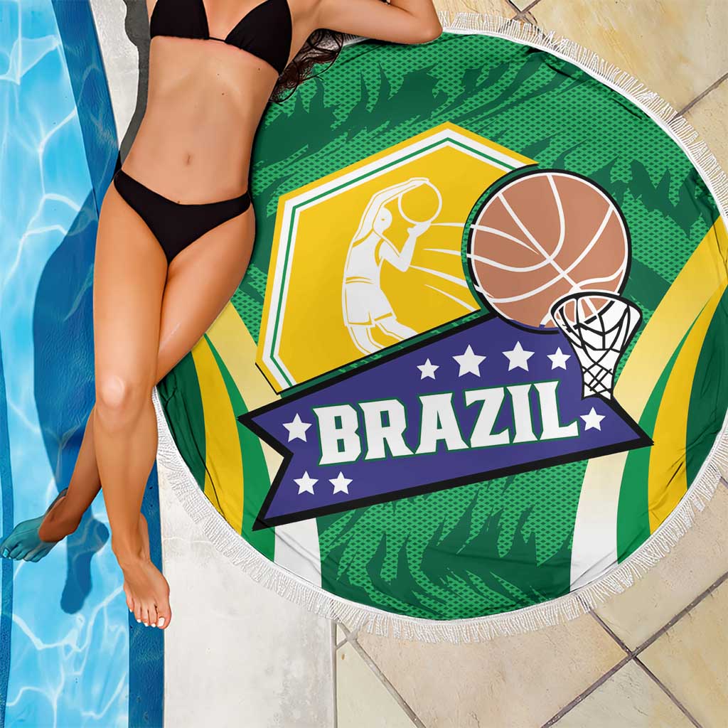 Brazil Basketball Beach Blanket Come On Brasil Cariocas