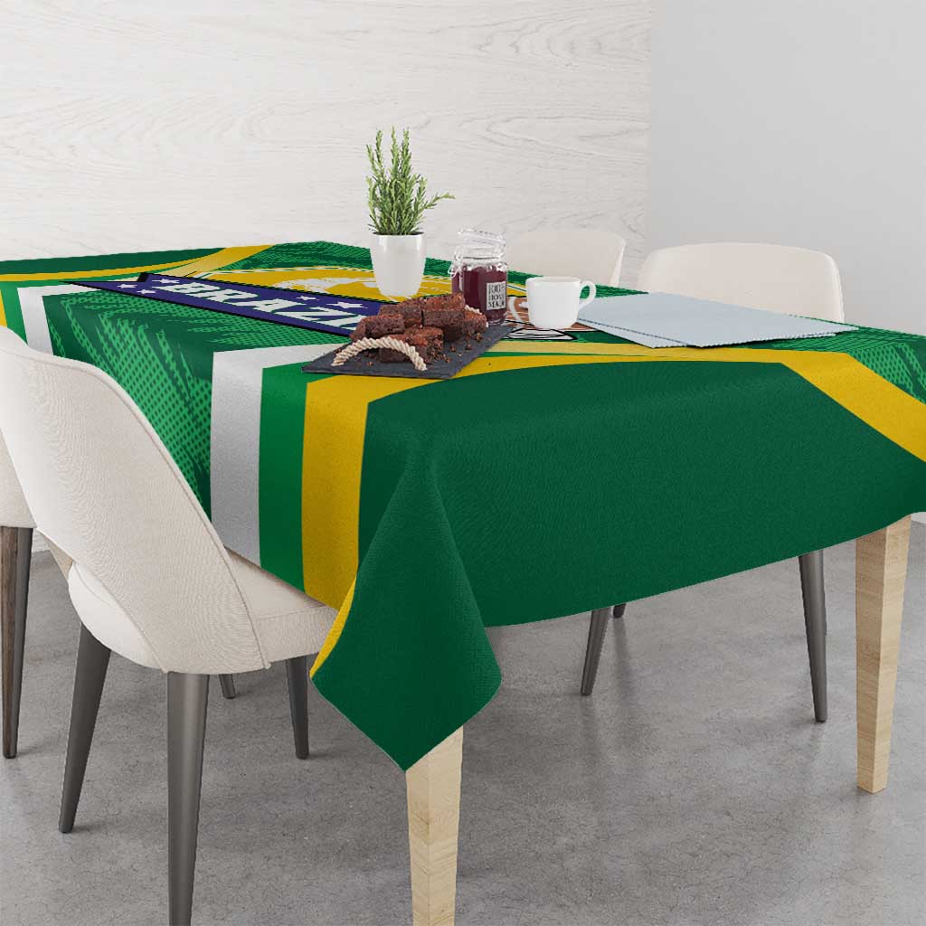 Brazil Basketball Tablecloth Come On Brasil Cariocas