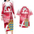 Denmark Constitution Day 2024 Couples Matching Long Sleeve Bodycon Dress and Hawaiian Shirt Grundlovsdag 5th June - Wonder Print Shop