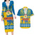 Sweden National Day 2024 Couples Matching Long Sleeve Bodycon Dress and Hawaiian Shirt Svenska Flaggans Dag - Wonder Print Shop