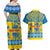 Sweden National Day 2024 Couples Matching Off Shoulder Maxi Dress and Hawaiian Shirt Svenska Flaggans Dag - Wonder Print Shop