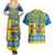 Sweden National Day 2024 Couples Matching Summer Maxi Dress and Hawaiian Shirt Svenska Flaggans Dag - Wonder Print Shop