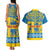 Sweden National Day 2024 Couples Matching Tank Maxi Dress and Hawaiian Shirt Svenska Flaggans Dag - Wonder Print Shop